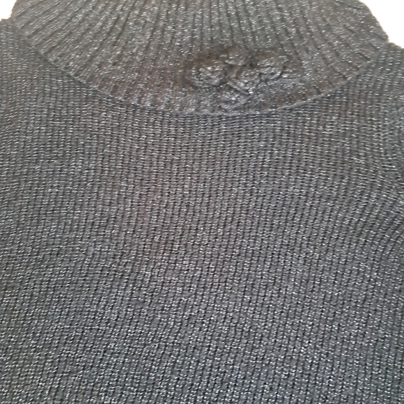 Daisy Fuentes Black Cowl Neck Sweater Size 1X #190 - Picture 5 of 7